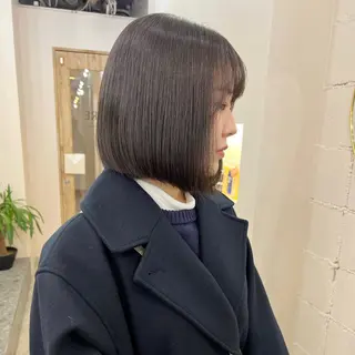 ショート カラー 透明感カラー/顔周り 臼井逸美のヘアスタイル