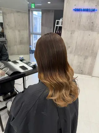 セミロング カラー メンズ ☁️かずき☁️寒色 ・デザイン特化🌟のヘアスタイル