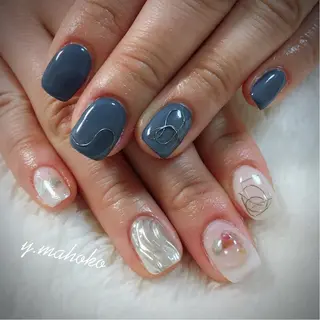 ネイル She nail studio 原宿所属・パラジェル有/ スカルプ/mahoのネイルデザイン
