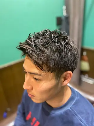 パーマ メンズ 麻布山本所属・麻布 山本のヘアスタイル