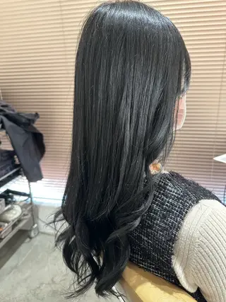 ロング カラー 森 和輝のヘアスタイル