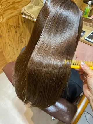ロング カラー パーマ ♡オシャ髪♡AI ✂️newi町田のヘアスタイル