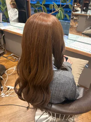 ロング カラー 梅田/カラーモデル/ ヘアセットkanonのヘアスタイル