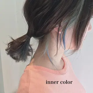 ミディアム カラー Zina 藤崎店所属・zina藤崎📛 井上美乃里のヘアスタイル