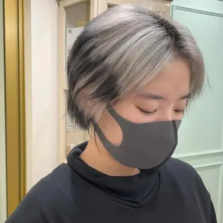 ショート カラー MOE🐈‍⬛🎀 エクステ/ワンホンのヘアスタイル