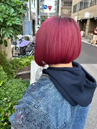 ミディアム カラー HairMake bo:rl所属・武島 美優のヘアスタイル