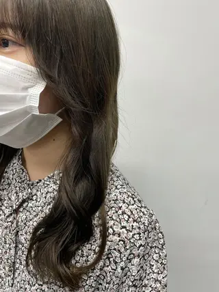 セミロング カラー パーマ ヘアアレンジ メンズ キッズ ネイル マツエク・マツパ スパイキー/フェザー /波巻き/かいとのヘアスタイル