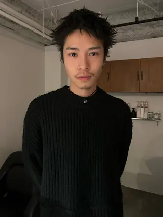 ショート メンズ Loom.所属・村上雅人 ナチュラルモードのヘアスタイル