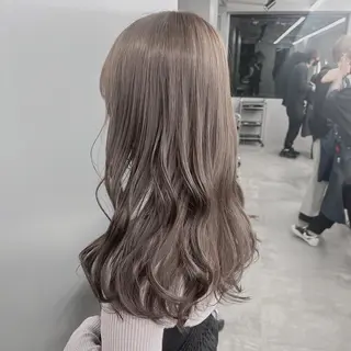 ロング カラー ☁️グレージュカラー TAKUYA☁️のヘアスタイル