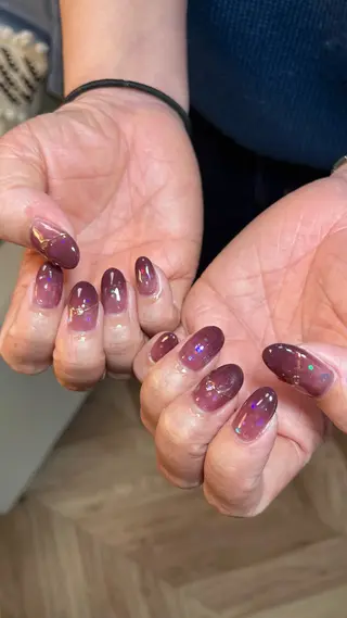 ネイル Amber21.所属・Nagahama Akariのネイルデザイン