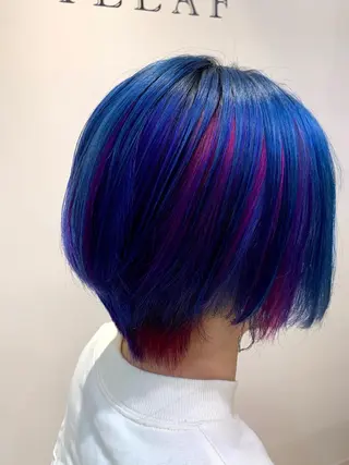 ショート カラー 全国1位🥇世界5位 小野田　礼花のヘアスタイル