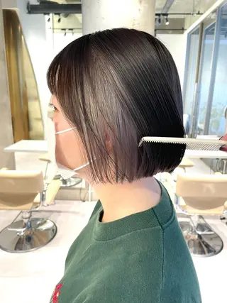 ショート カラー 海外レイヤー 🇺🇸/ヒナコのヘアスタイル