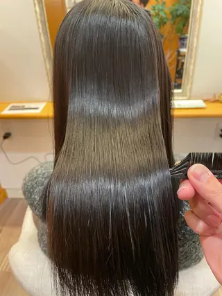 セミロング カラー 髪質改善専門 いしだあきひろのヘアスタイル