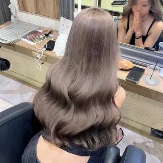 ロング カラー EIGHTyokosuka所属・ハイトーン 🦋🎶LENのヘアスタイル