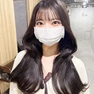 ロング カラー 韓国レイヤー/ 顔周り💕田中将吾のヘアスタイル