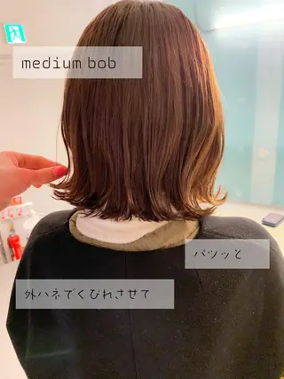 ミディアム カラー tension 【テンション】のヘアスタイル