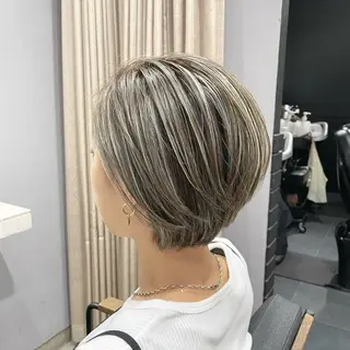 カラー 🫧ハイライトモデル 募集🫧溝口結麻のヘアスタイル