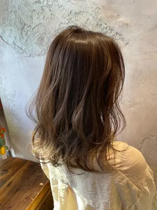 セミロング カラー 美髪/カラー 美容院🌈渡辺隼也のヘアスタイル