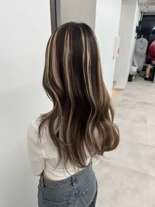 ロング エクステ/透明感/ 韓国ヘア/KENTAのヘアスタイル