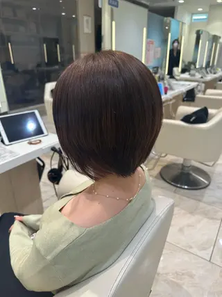 ショート カラー 波巻パーマ/毛流れ パーマ☘️りゅうせいのヘアスタイル