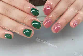 ネイル 神田 ココナッツのネイルデザイン