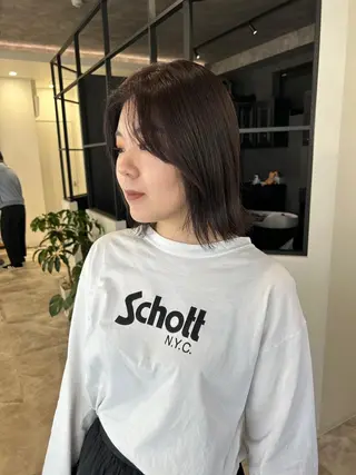 カラー 河野 いずみのヘアスタイル