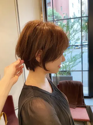 ショート カラー 美髪❣️縮毛矯正/ 髪質改善✨/山本のヘアスタイル