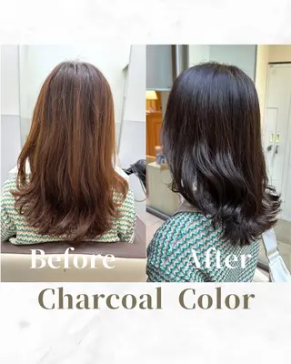 セミロング カラー 【レイヤー/韓国風 /髪質改善】RINのヘアスタイル