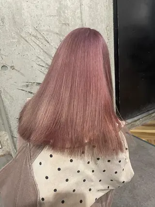 ロング カラー lani hair salon所属・SHOTO ハイトー ン/デザインカラーのヘアスタイル