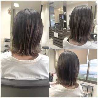ミディアム カラー 中島 剛のヘアスタイル