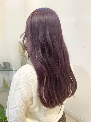 ロング カラー 髪質改善カラー🤍 エクステ✨君島由実子のヘアスタイル