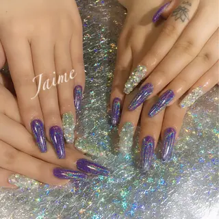 ロング ネイル Jaime Yuiのネイルデザイン