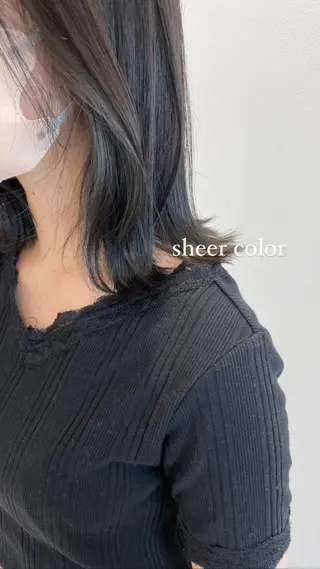 ミディアム 🪴酒井 可南子🪴のヘアスタイル