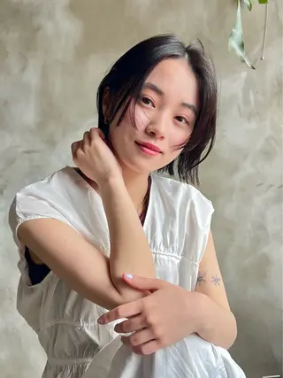 ショート 木村陸弥 似合わせ 透明感カラー🌿のヘアスタイル