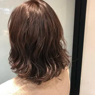 ミディアム GLROW haruhiのヘアスタイル