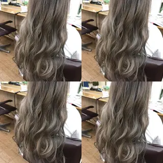ロング カラー アンダーバーホワイト_WHITE所属・_WHITE芝本 賢吾【天王寺店】のヘアスタイル