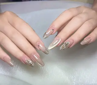 ロング July Nailsalon【ジュライ ネイルサロン】所属・みゆ練習生 ミユのネイルデザイン