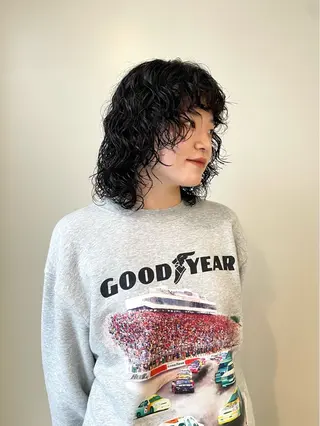 ミディアム パーマ 矢場町/酸性ストレー ト/髪質改善/リオのヘアスタイル