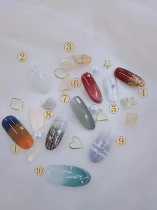 ネイル セプトアカデミー おかだのネイルデザイン