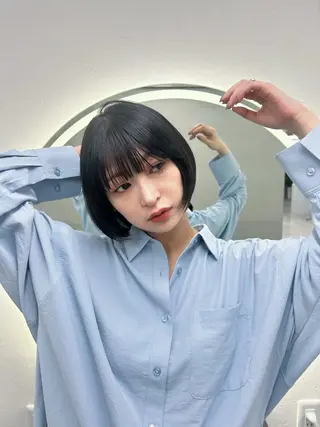 ショート 透明感/ベージュ /kazui🐈のヘアスタイル