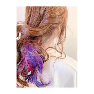 セミロング カラー 松戸　kiju オーナースタイリストのヘアスタイル