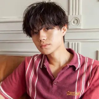 パーマ メンズ 透明感カラー/ くびれヘア/ユウユのヘアスタイル