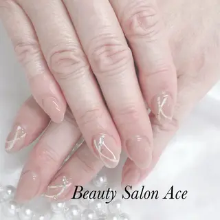 ネイル Beauty Salon Ace（ネイルサロン　エース）所属・池袋フィルイン Ace♡長さだしのネイルデザイン
