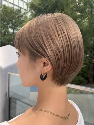 ショート 髪質改善🇰🇷レイ ヤーカット/艶透明髪のヘアスタイル