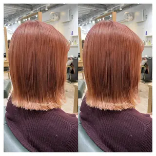 ミディアム カラー 村山 茉衣のヘアスタイル