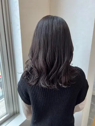 ミディアム カラー ヘアアレンジ honen RUKAのヘアスタイル