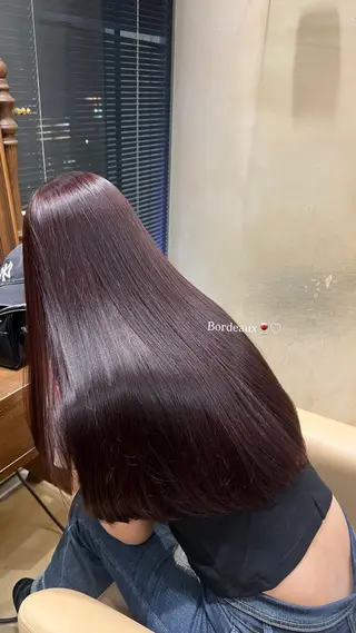 ロング カラー NODOKA/ 銀座/艶カラー️🫧のヘアスタイル