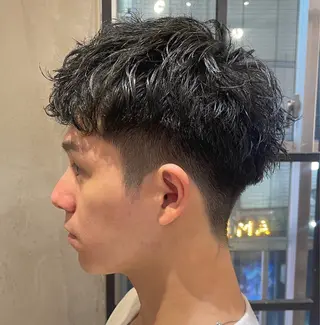 ショート パーマ メンズ amie高崎所属・高崎メンズパーマ 髪質改善TAKEのヘアスタイル