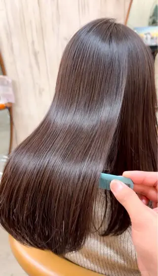 ロング カラー 縮毛矯正/髪質改善 /ボブ/ともきのヘアスタイル