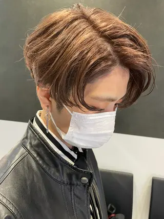 ショート カラー メンズヘア特化 崎田 成人のヘアスタイル